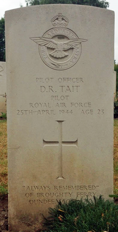 P/O David Reid Tait<br/><br /><br />died April 24th, 1944